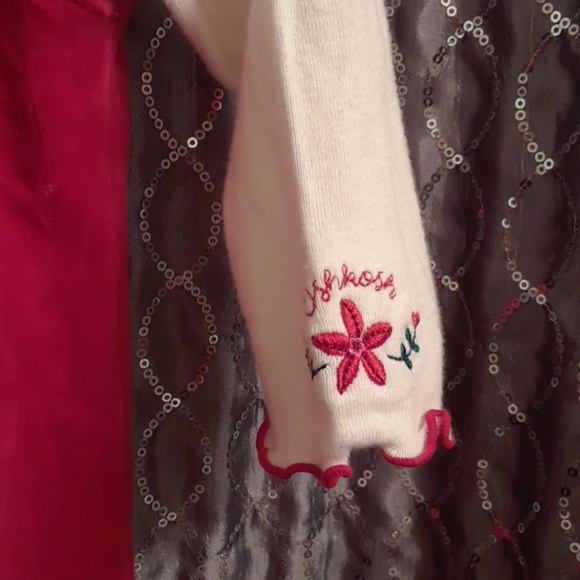 Oshkosh Baby LG 6-9 Mons. 2-piece Holiday Romper - Picture 4 of 8